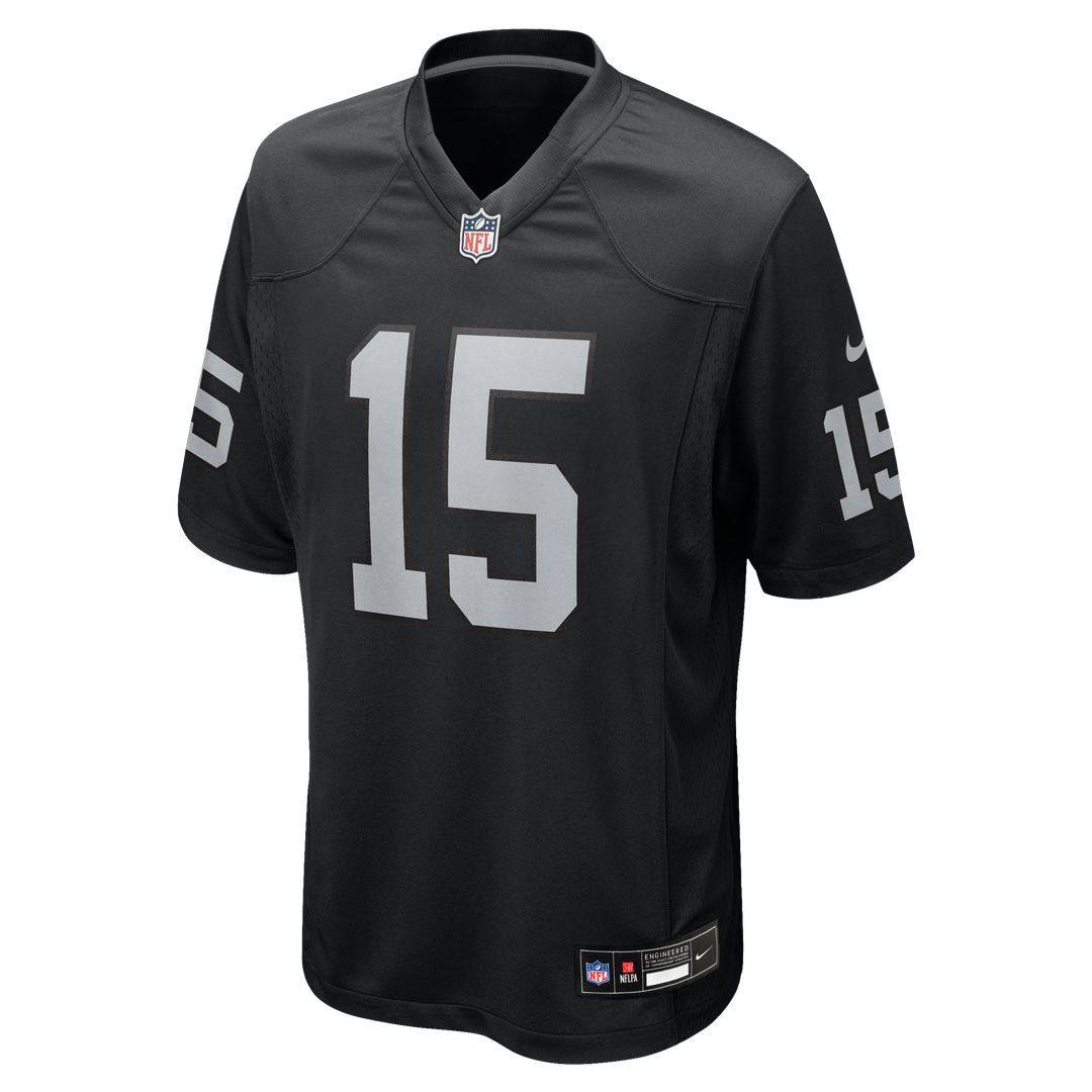 Las Vegas Raiders Fernando Mendoza Nike Black Team Game Jersey product image 7, provided for visual reference and product