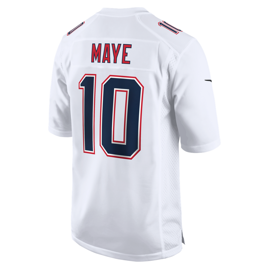 New England Patriots Drake Maye Nike Carbon Black Game Jersey product image 9, provided for visual reference and product