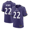 Baltimore Ravens Derrick Henry Nike Purple Team Game Jersey product image 1, provided for visual reference and product
