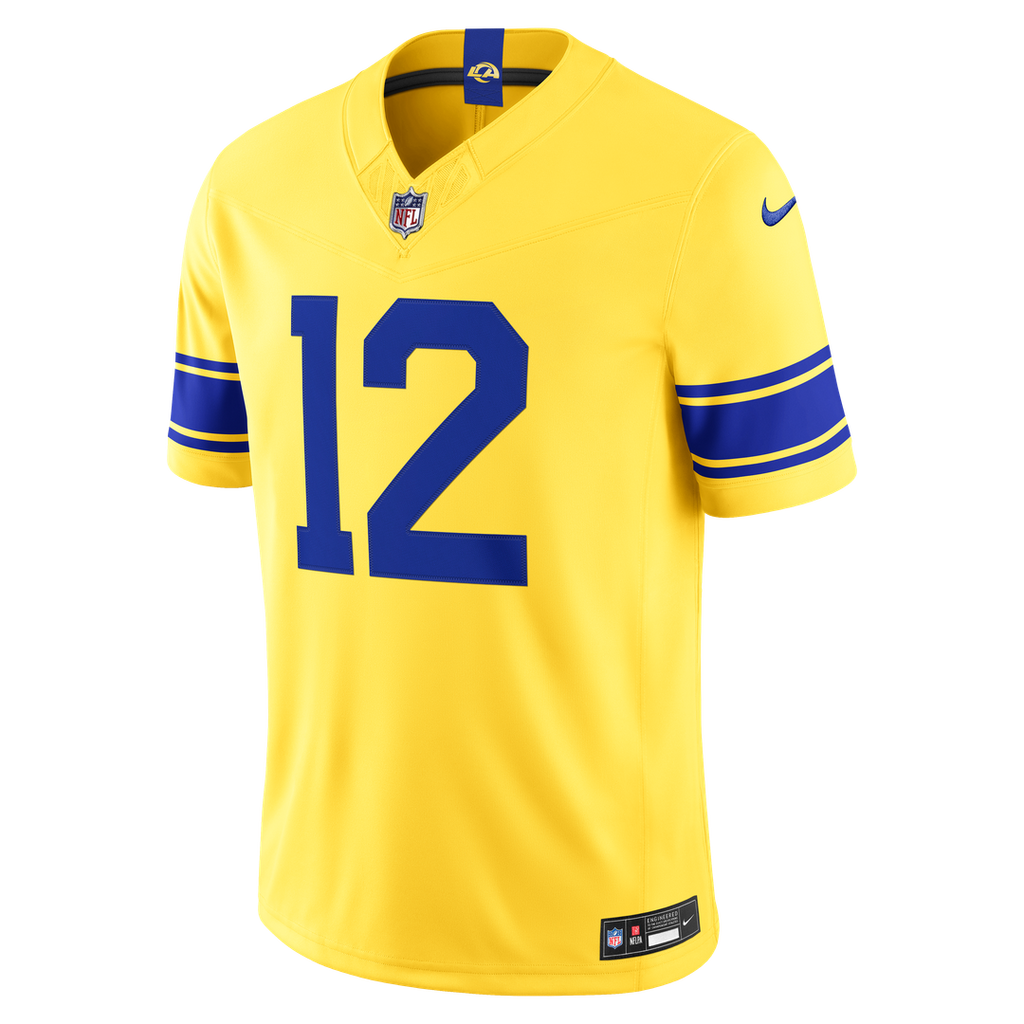 Los Angeles Rams Puka Nacua Nike Royal Team Vapor F.U.S.E. Stitched Limited Jersey product image 29, provided for visual