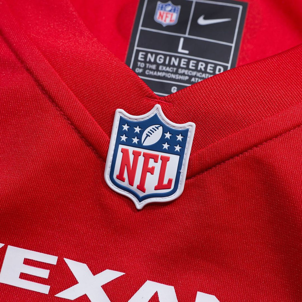 Houston Texans C.J. Stroud Nike Red Alternate Game Jersey product image 4, provided for visual reference and product detail