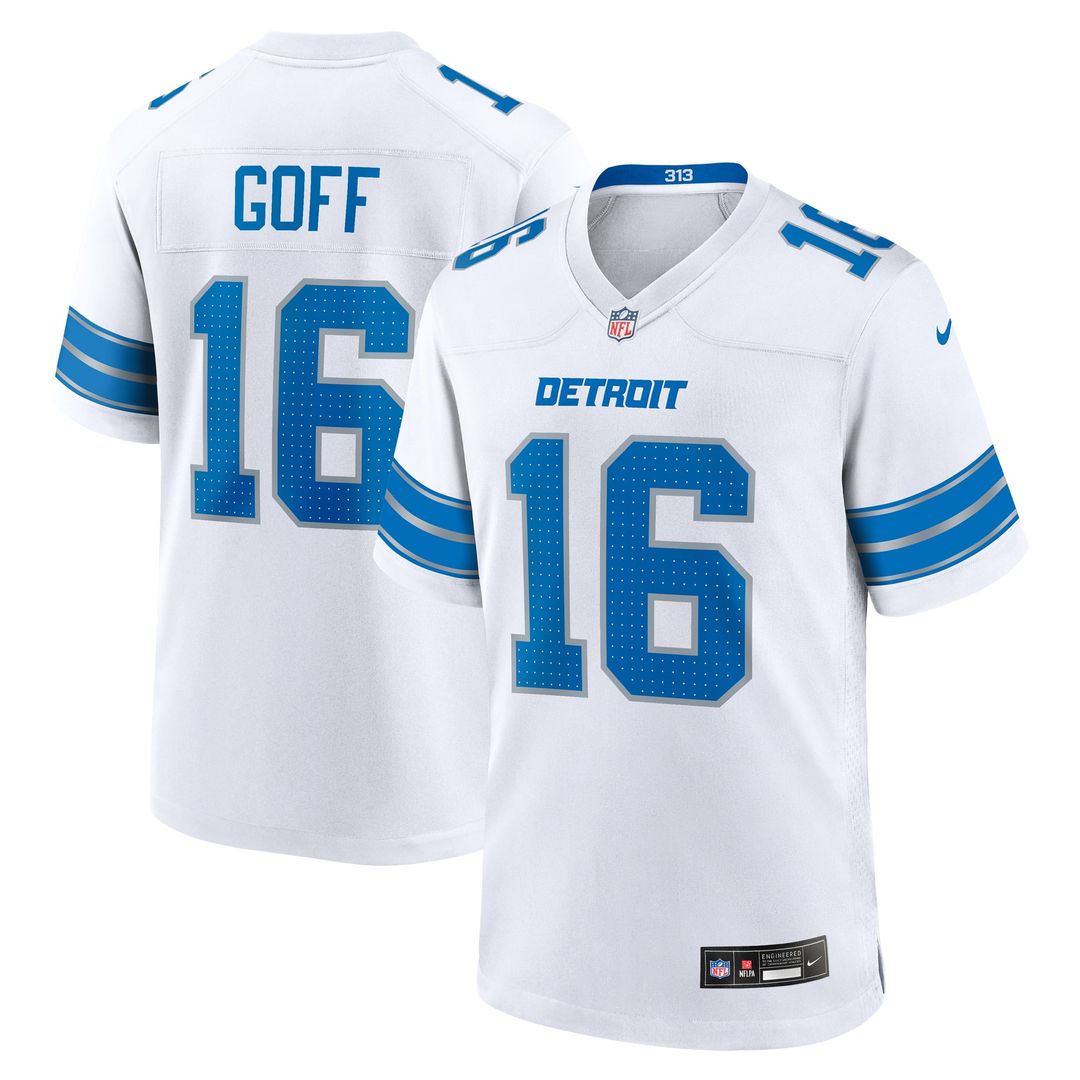 Detroit Lions Jared Goff Nike Blue Game Jersey product image 27, provided for visual reference and product detail review