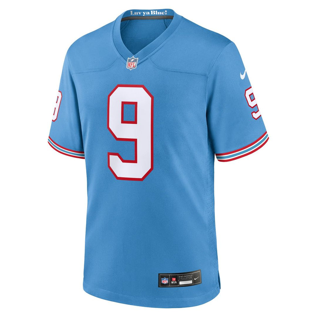 Tennessee Titans Steve McNair Nike Light Blue Retired Player Alternate Game Jersey product image 2, provided for visual