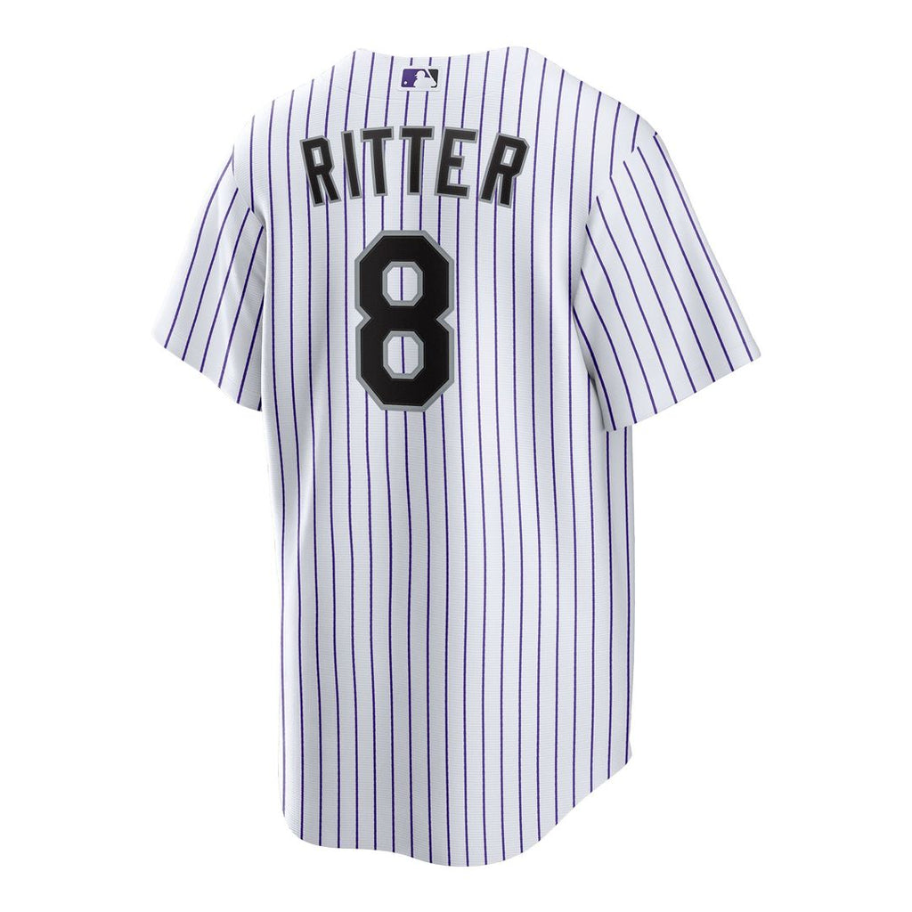 Colorado Rockies Ryan Ritter Nike White Home Replica Jersey product image 3, provided for visual reference and product