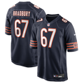 Chicago Bears Garrett Bradbury Nike Navy Team Game Jersey product image 1, provided for visual reference and product detail