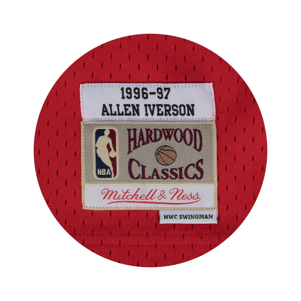 Philadelphia 76ers Mitchell & Ness Swingman Jersey Road Allen Iverson 1996-97 product image 4, provided for visual reference