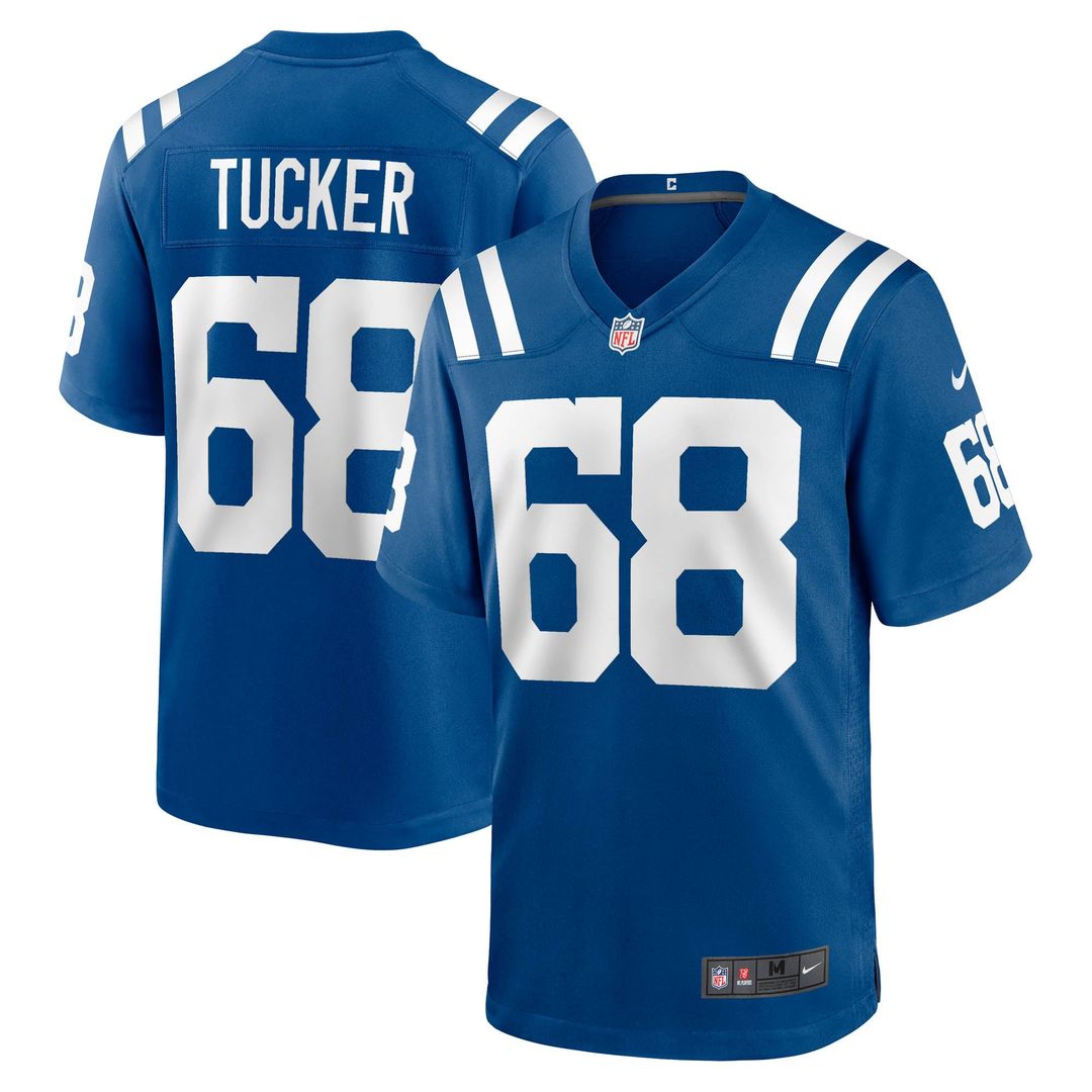 Indianapolis Colts Dalton Tucker Nike Royal Team Game Jersey product image 1, provided for visual reference and product