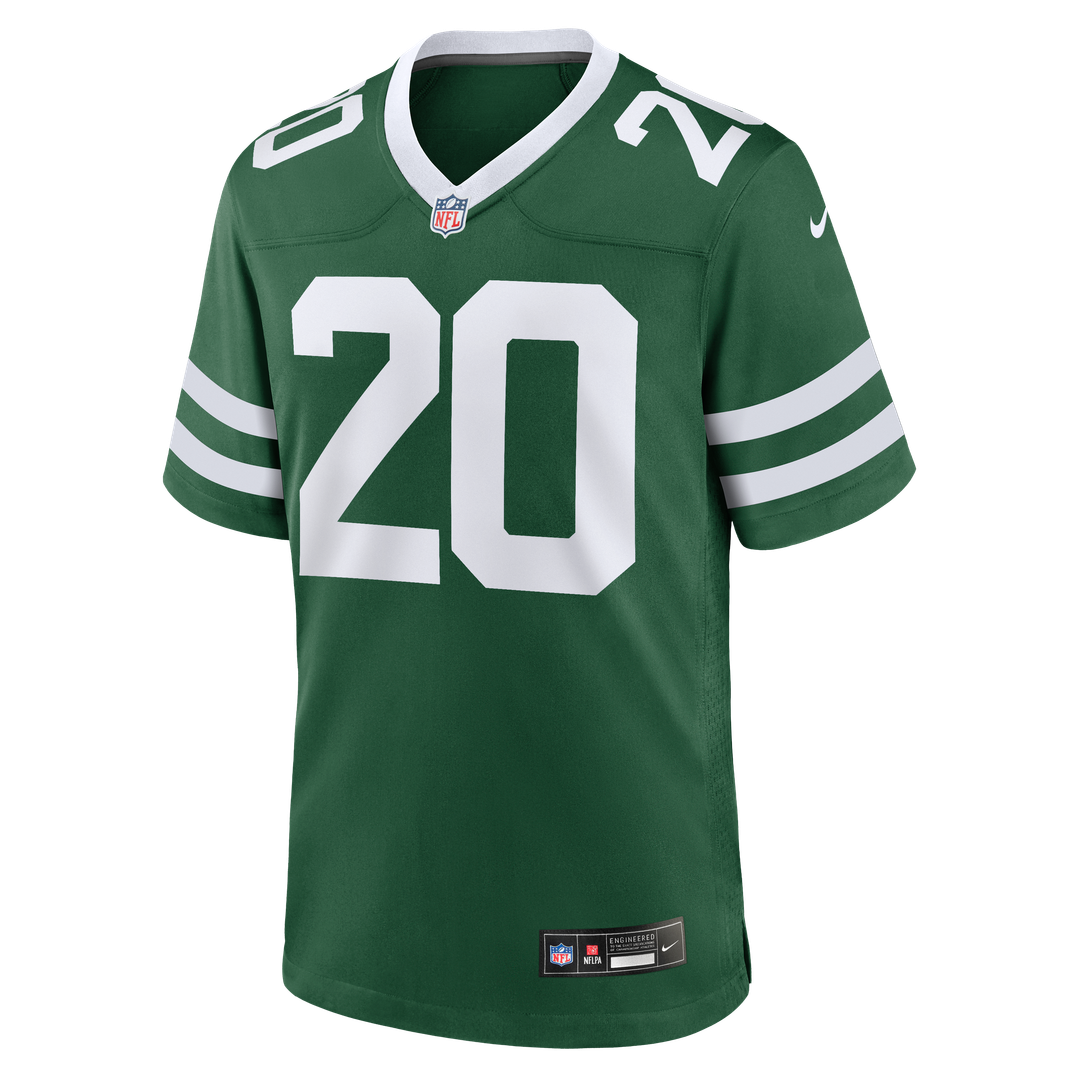 New York Jets Breece Hall Nike Legacy Green Game Jersey product image 19, provided for visual reference and product detail