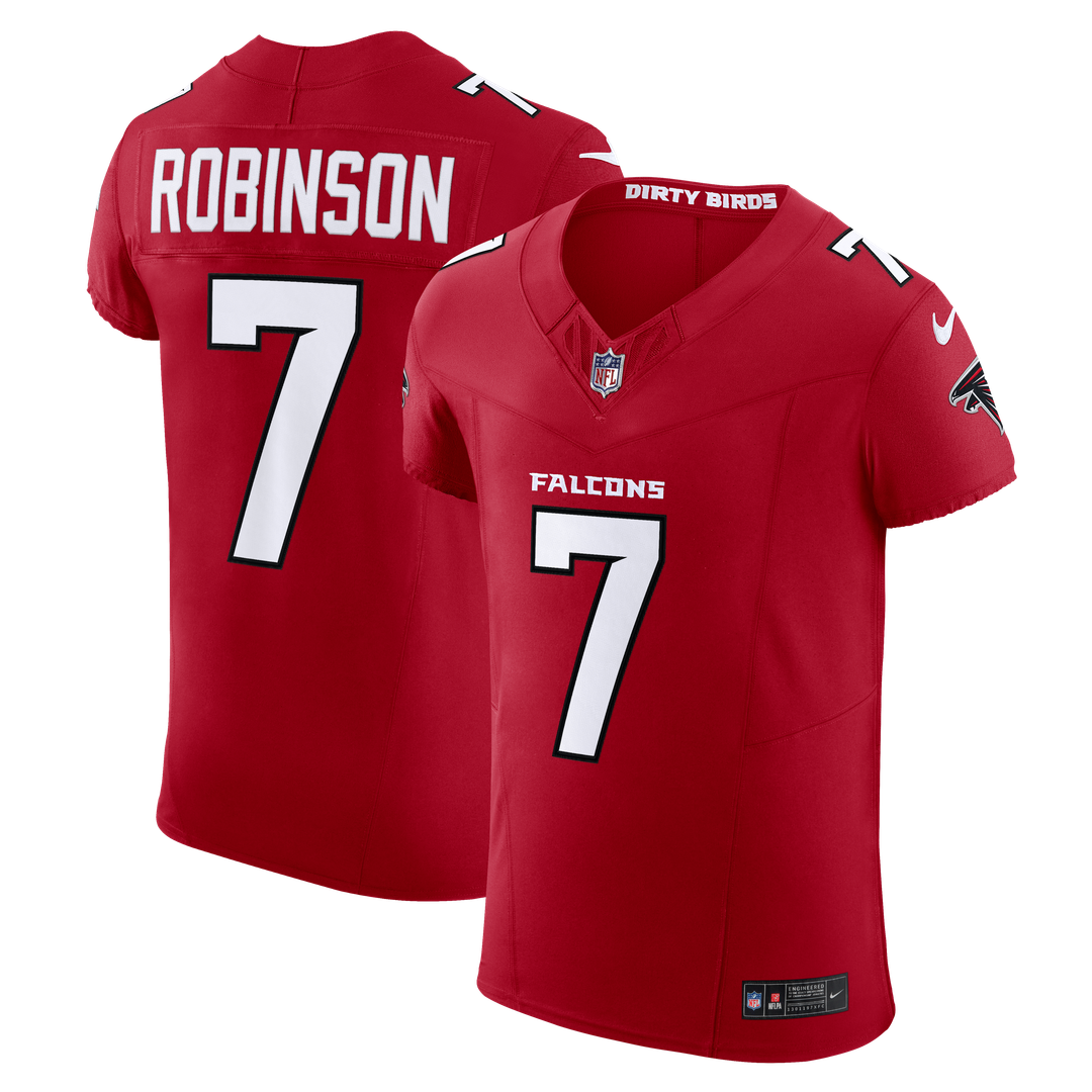 Atlanta Falcons Bijan Robinson Nike Red Team Vapor F.U.S.E. Elite Jersey product image 1, provided for visual reference and