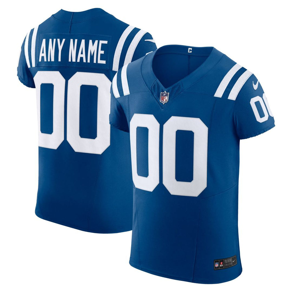 Indianapolis Colts Nike Royal Vapor F.U.S.E. Elite Custom Jersey product image 1, provided for visual reference and product
