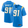 Los Angeles Chargers Nick Barrett Nike Powder Blue Team Game Jersey product image 1, provided for visual reference and
