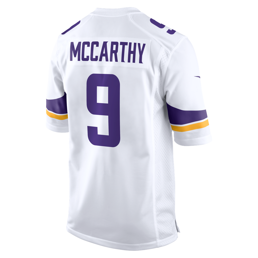 Minnesota Vikings J.J. McCarthy Nike White Game Jersey product image 20, provided for visual reference and product detail