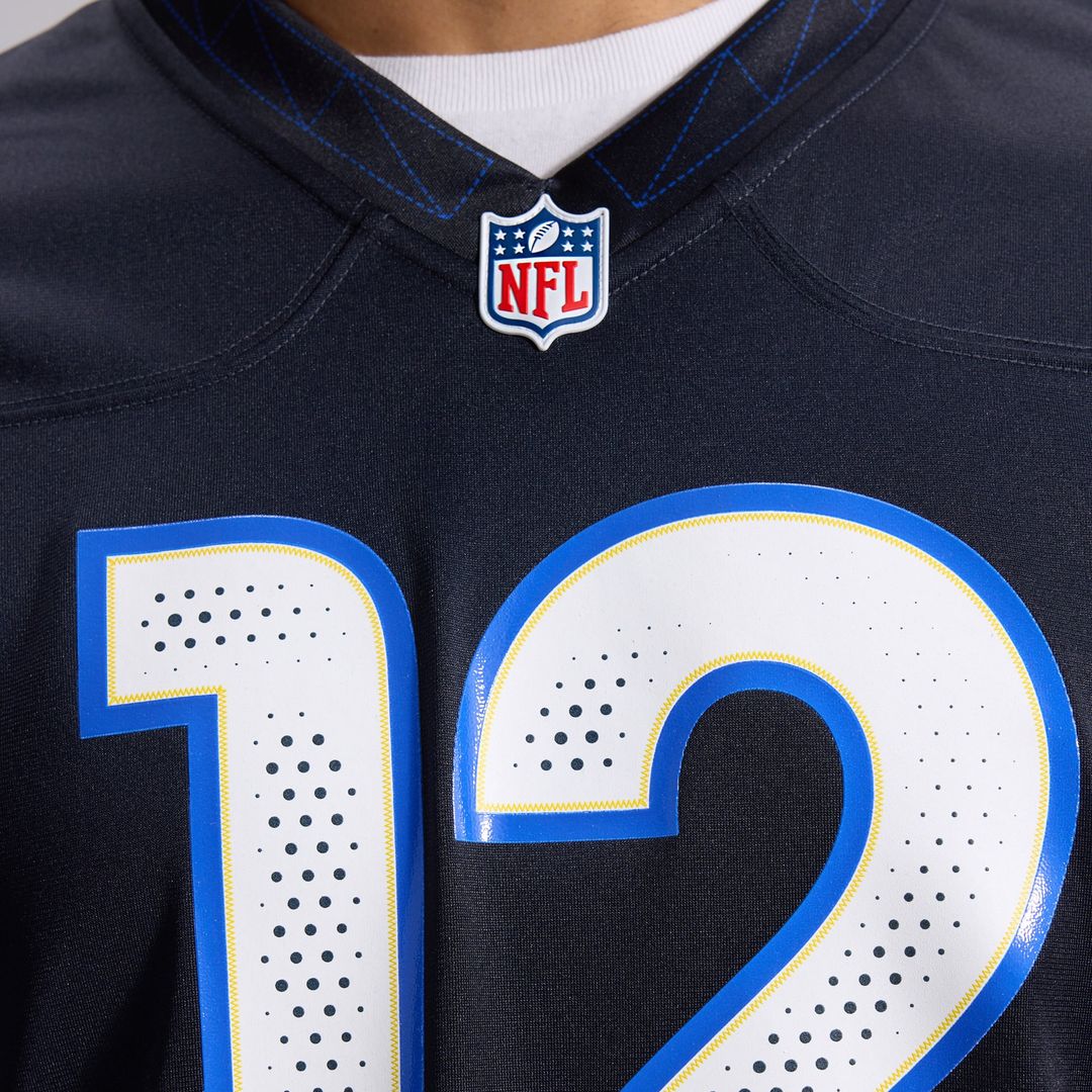 Los Angeles Rams Puka Nacua Nike Dark Blue Rivalries Collection Game Jersey product image 13, provided for visual reference