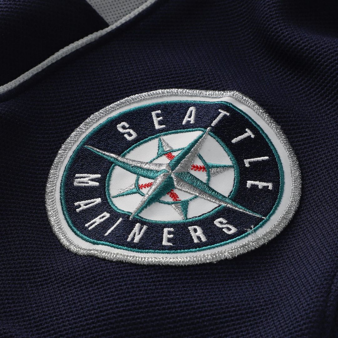 Seattle Mariners Felix Hernandez Mitchell & Ness Navy Cooperstown Collection Batting Practice Jersey product image 5,