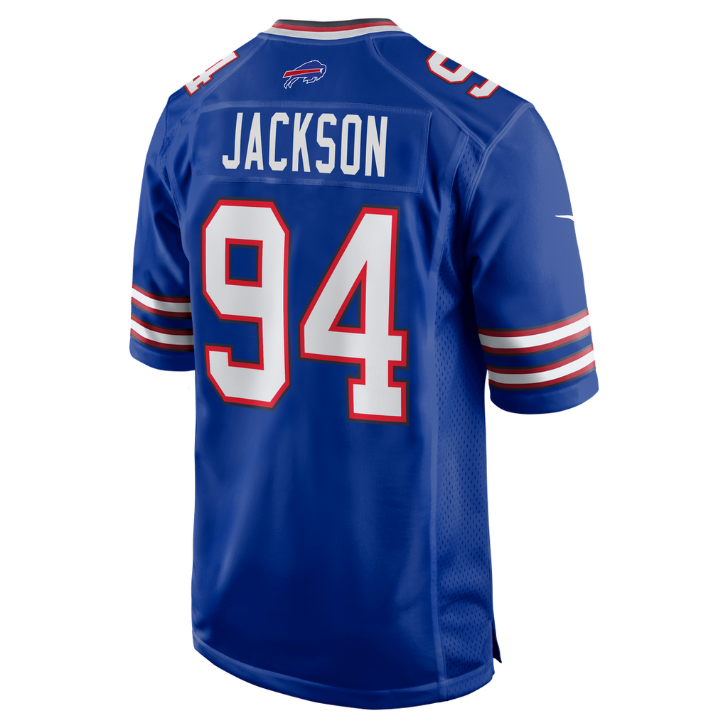 Buffalo Bills Landon Jackson Nike Royal Team Game Jersey product image 3, provided for visual reference and product detail
