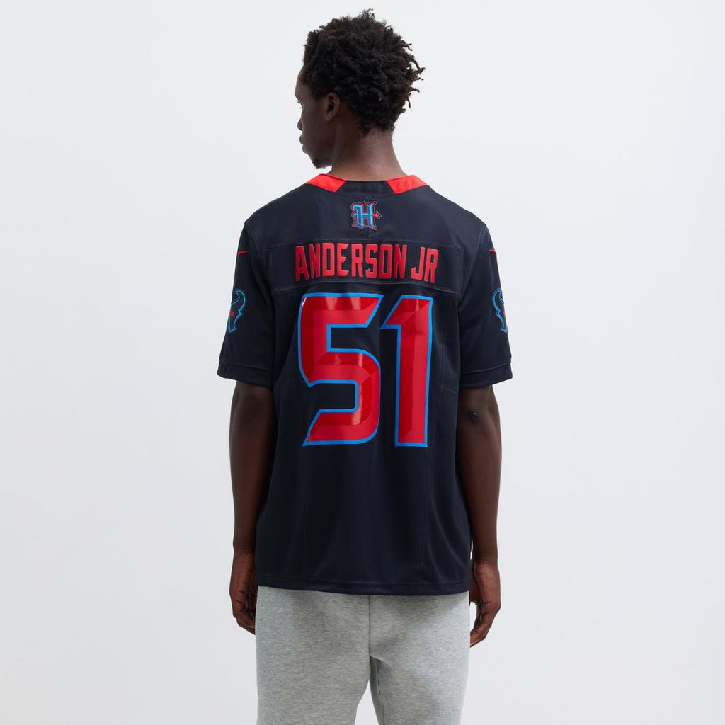 Houston Texans Will Anderson Jr. Nike Navy 2nd Alternate Vapor F.U.S.E. Limited Jersey product image 5, provided for visual