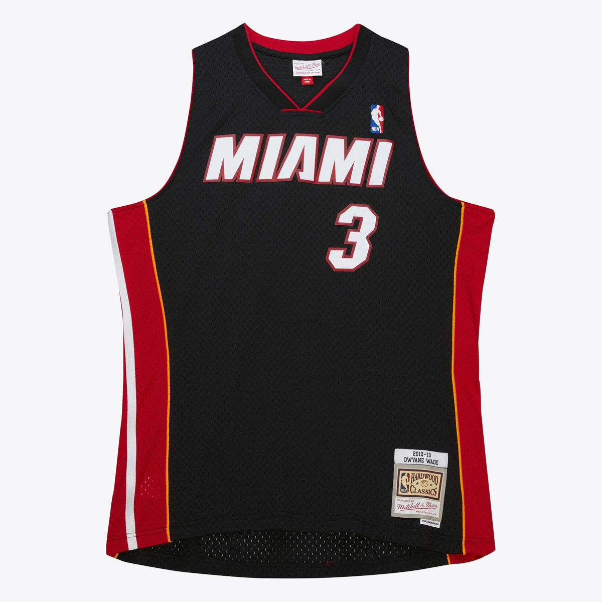 Miami Heat NBA Dwyane Wade 2012 Road Hardwood Classics Swingman Jersey By Mitchell & Ness product image 1, provided for