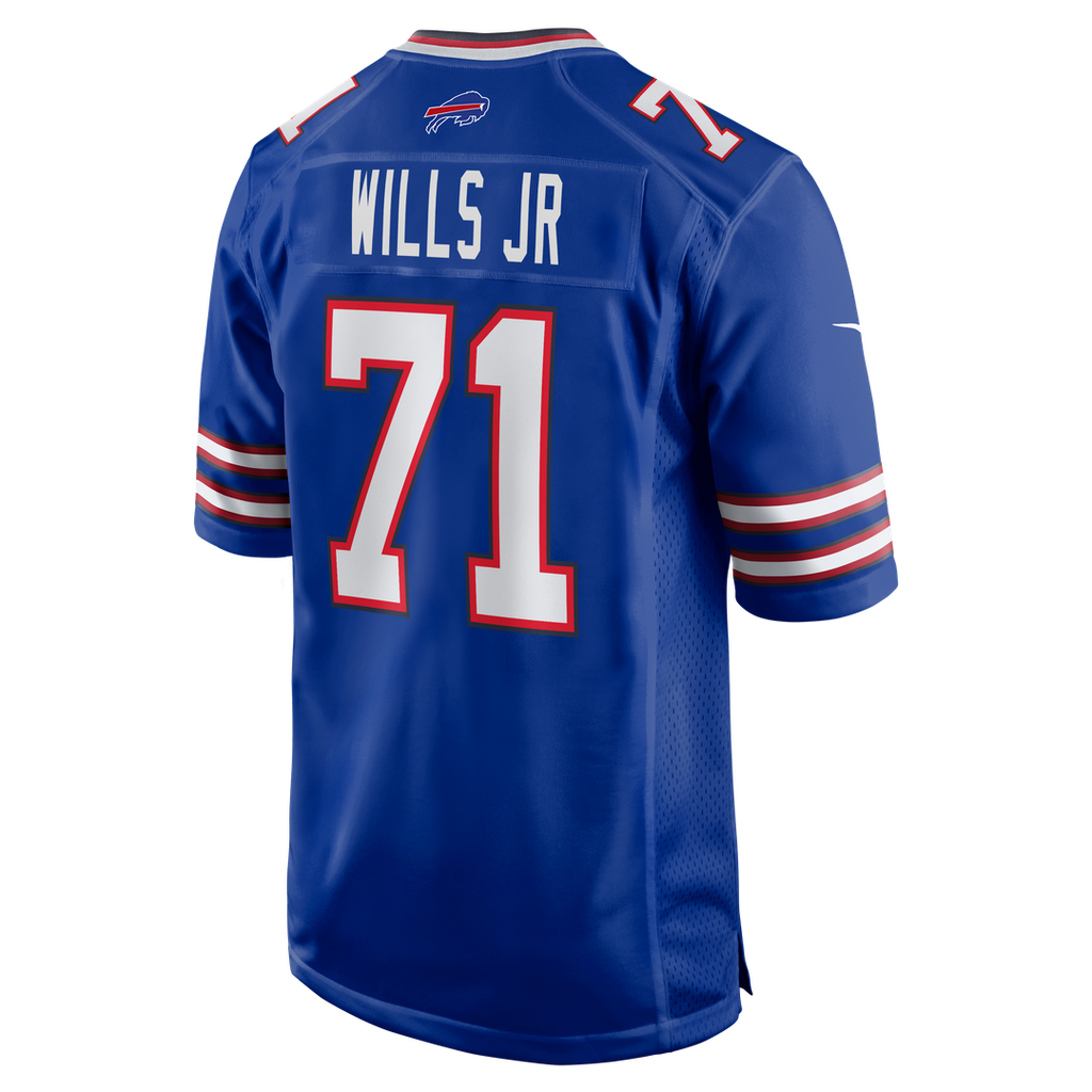 Buffalo Bills Jedrick Wills Jr. Nike Royal Team Game Jersey product image 5, provided for visual reference and product