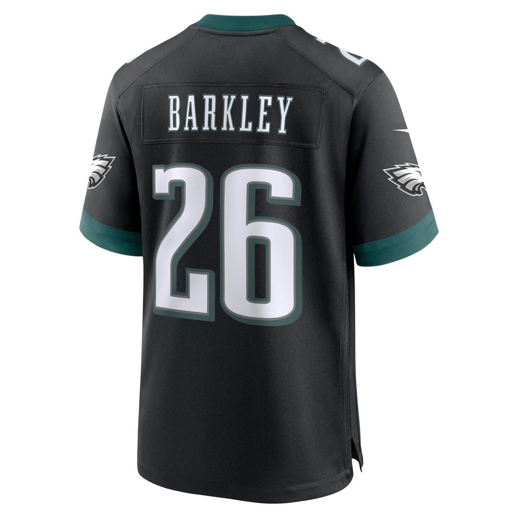 Philadelphia Eagles Saquon Barkley Nike Black Alternate Game Jersey product image 9, provided for visual reference and
