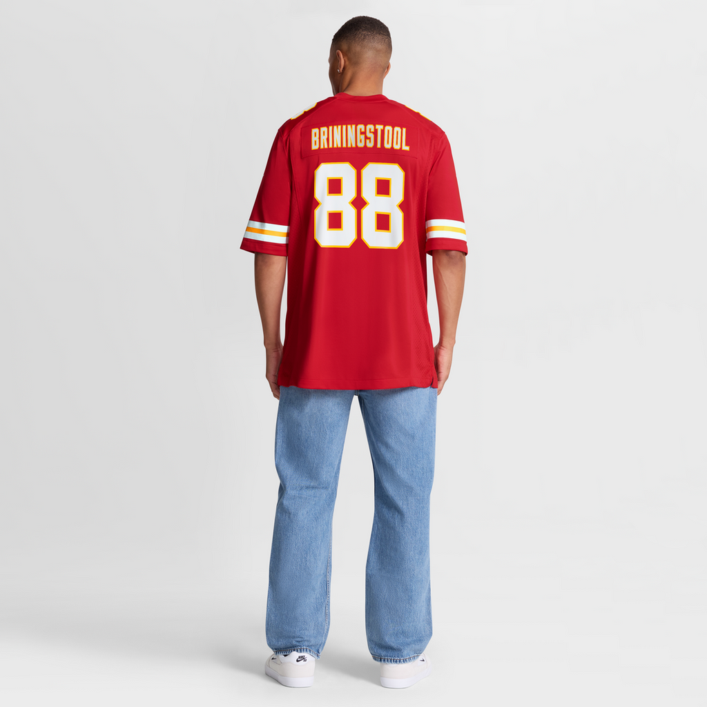 Kansas City Chiefs Jake Briningstool Nike Red Team Game Jersey product image 8, provided for visual reference and product