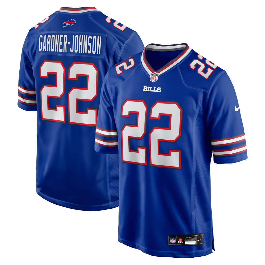 Buffalo Bills Chauncey Gardner-Johnson Nike Royal Team Game Jersey product image 1, provided for visual reference and