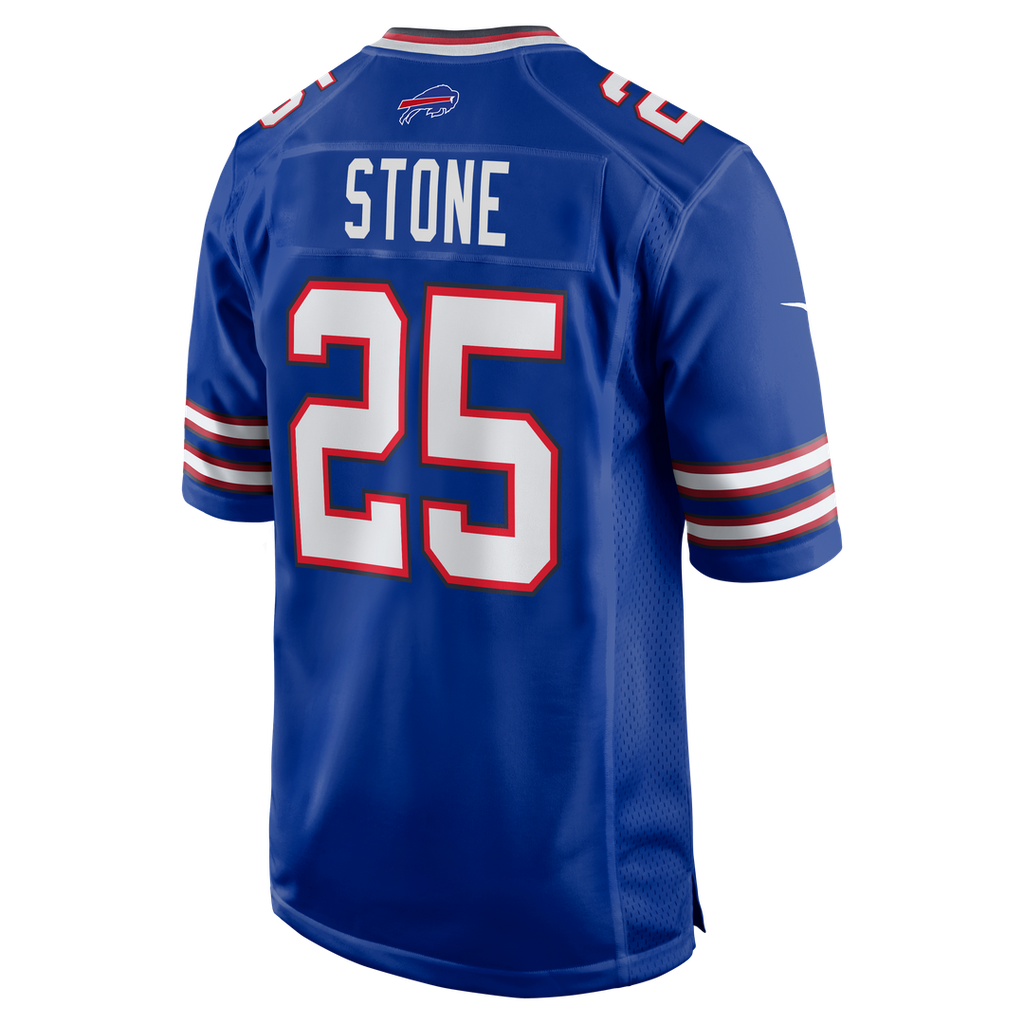 Buffalo Bills Geno Stone Nike Royal Team Game Jersey product image 3, provided for visual reference and product detail review