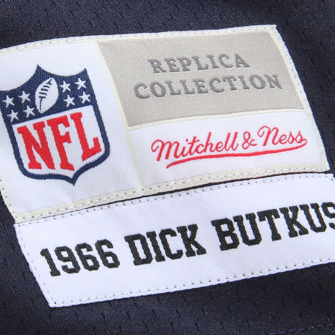 Chicago Bears Dick Butkus Mitchell & Ness Navy Retired Player Legacy Replica Jersey product image 6, provided for visual