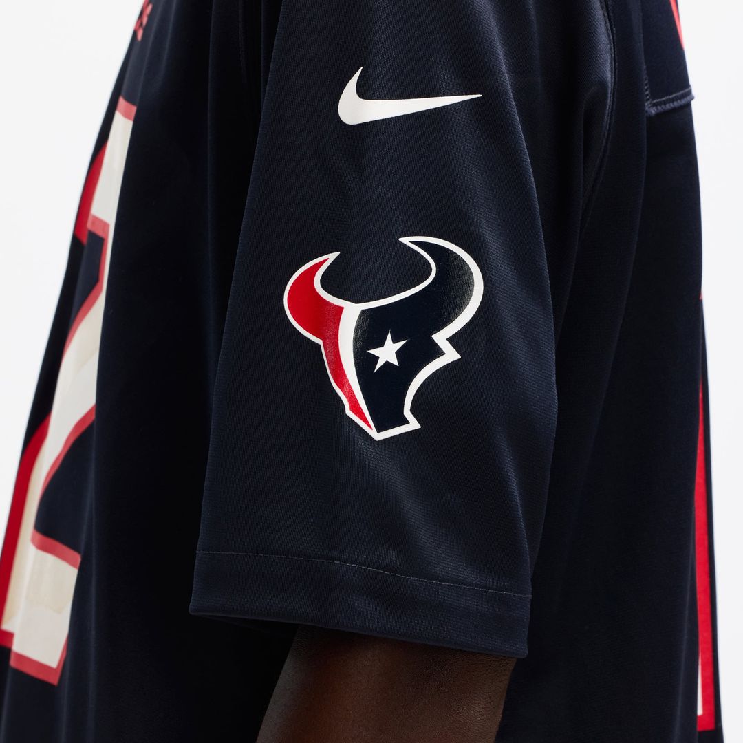 Houston Texans Nico Collins Nike White Game Jersey product image 16, provided for visual reference and product detail review