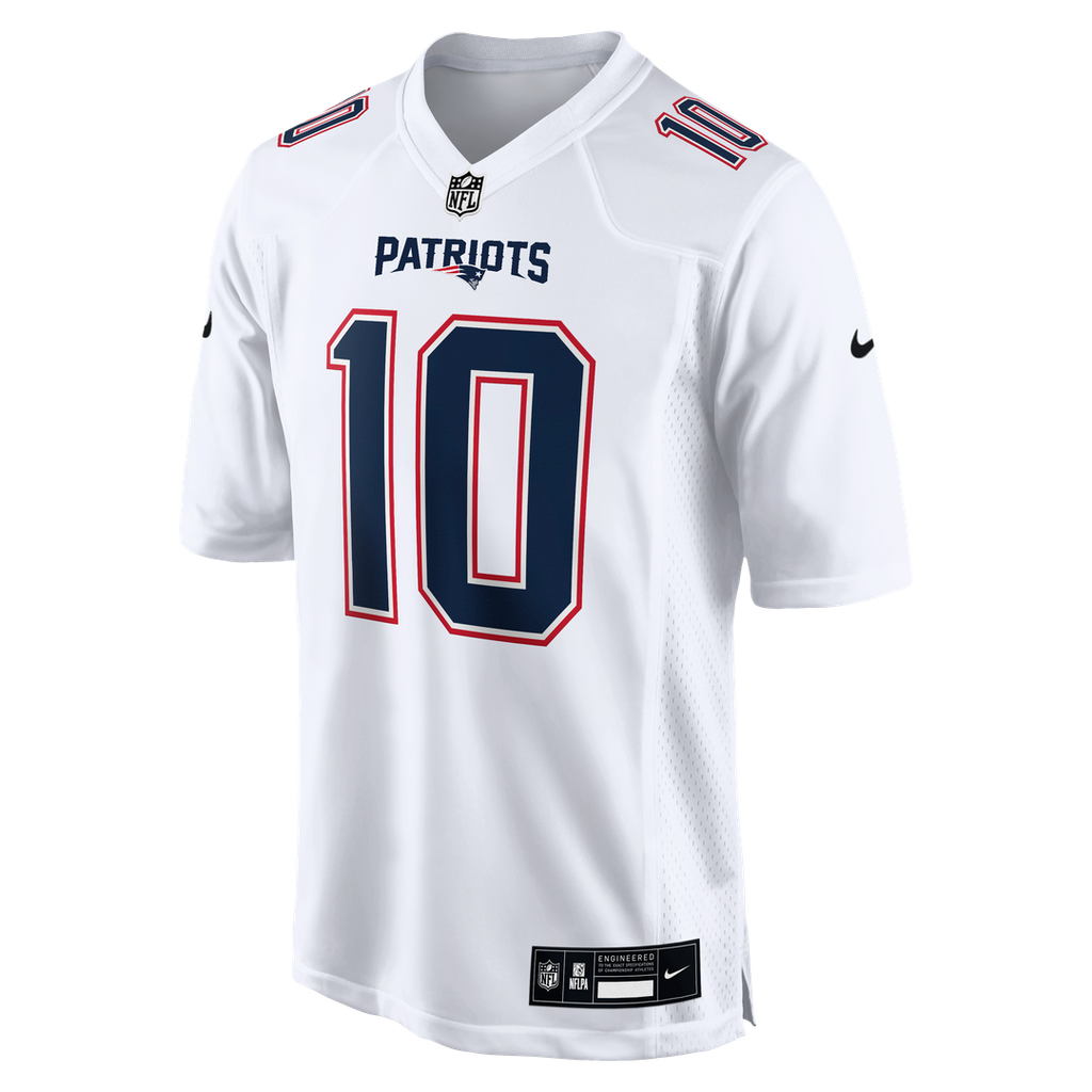 New England Patriots Drake Maye Nike Carbon Black Game Jersey product image 8, provided for visual reference and product