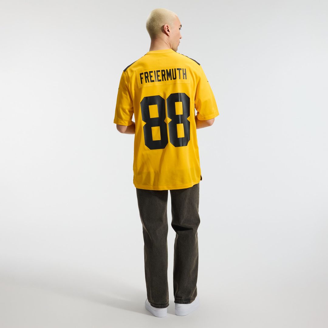 Pittsburgh Steelers Pat Freiermuth Nike Gold Alternate 1933 Throwback Game Jersey product image 5, provided for visual