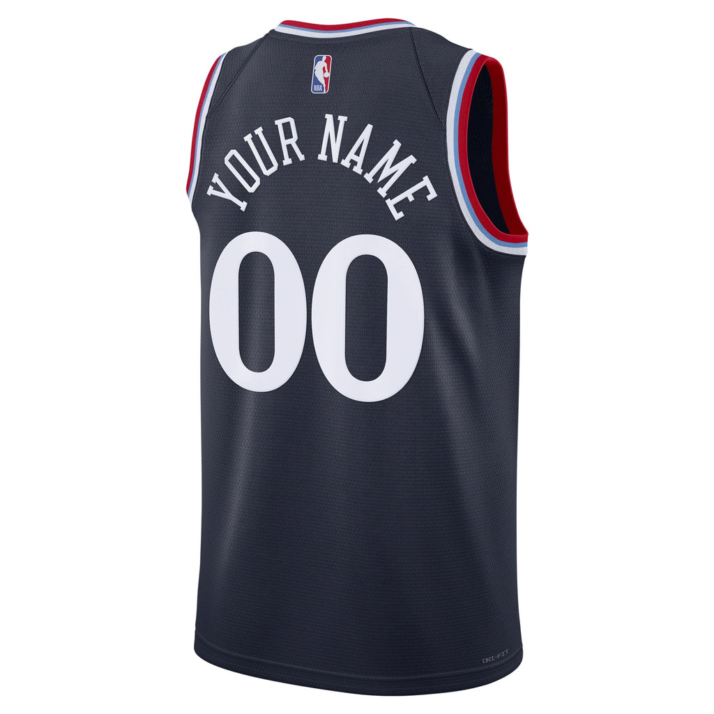 Los Angeles Clippers Nike Replica Icon Swingman Jersey - Custom - Unisex product image 4, provided for visual reference and