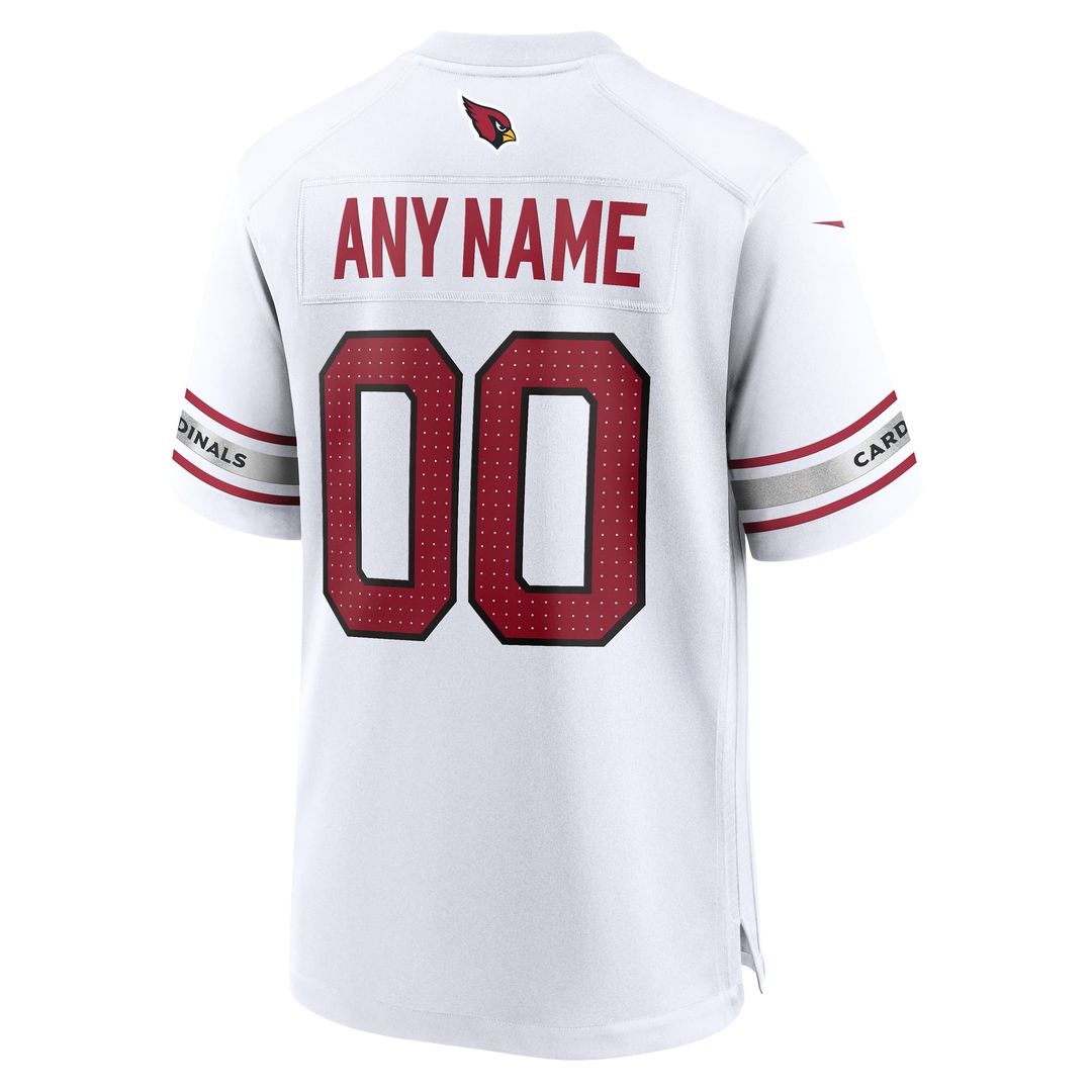 Arizona Cardinals Nike White Custom Game Jersey product image 3, provided for visual reference and product detail review