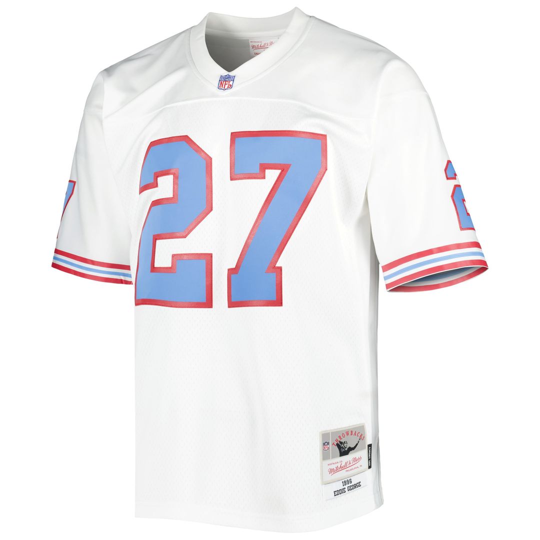 Houston Oilers Eddie George Mitchell & Ness White Legacy Replica Jersey product image 2, provided for visual reference and