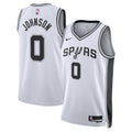 San Antonio Spurs Nike Association Edition Swingman Jersey - White - Keldon Johnson - Unisex product image 1, provided for