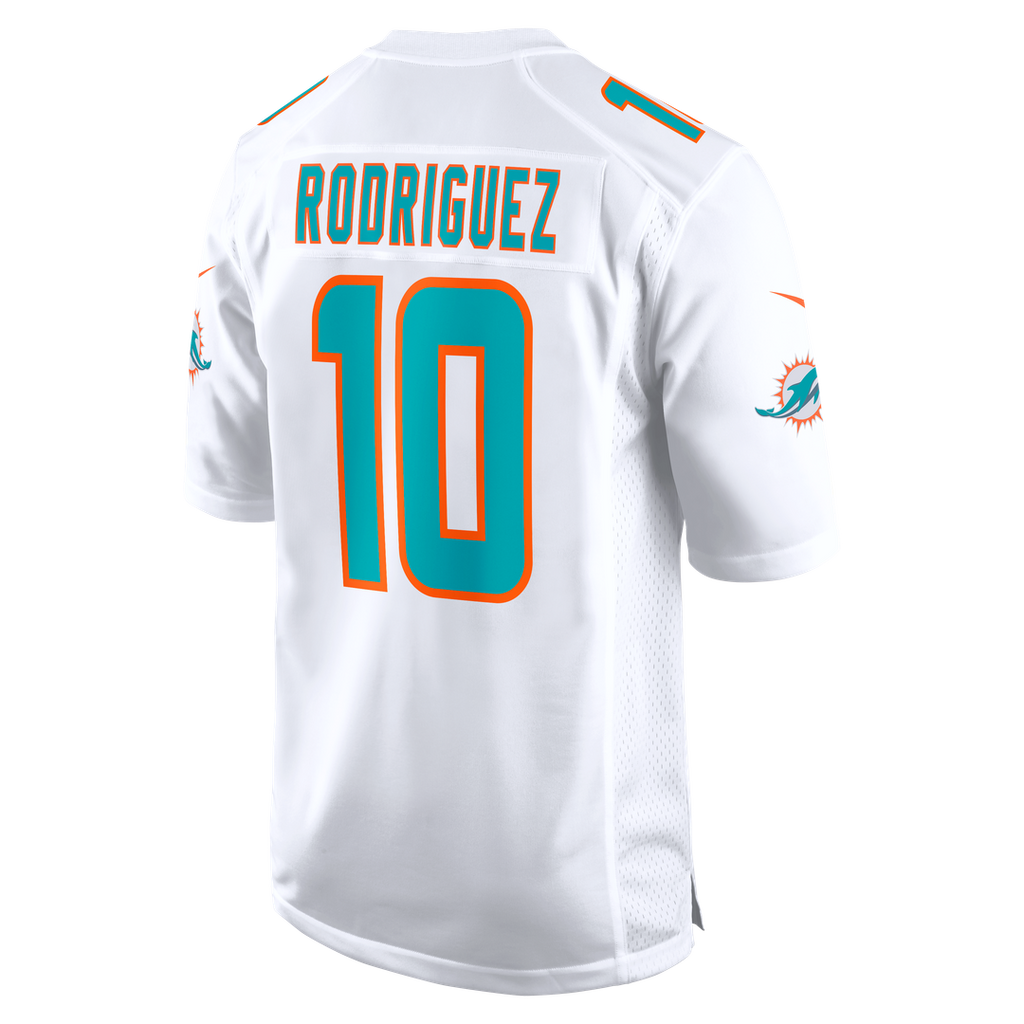 Miami Dolphins Jacob Rodriguez Nike White Game Jersey product image 6, provided for visual reference and product detail