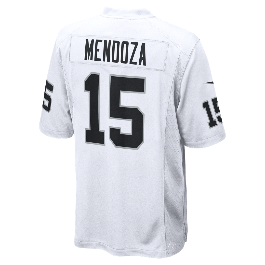Las Vegas Raiders Fernando Mendoza Nike White Game Player Jersey product image 6, provided for visual reference and product