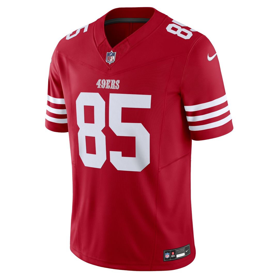 San Francisco 49ers George Kittle Nike Scarlet Vapor F.U.S.E. Limited Jersey product image 2, provided for visual reference