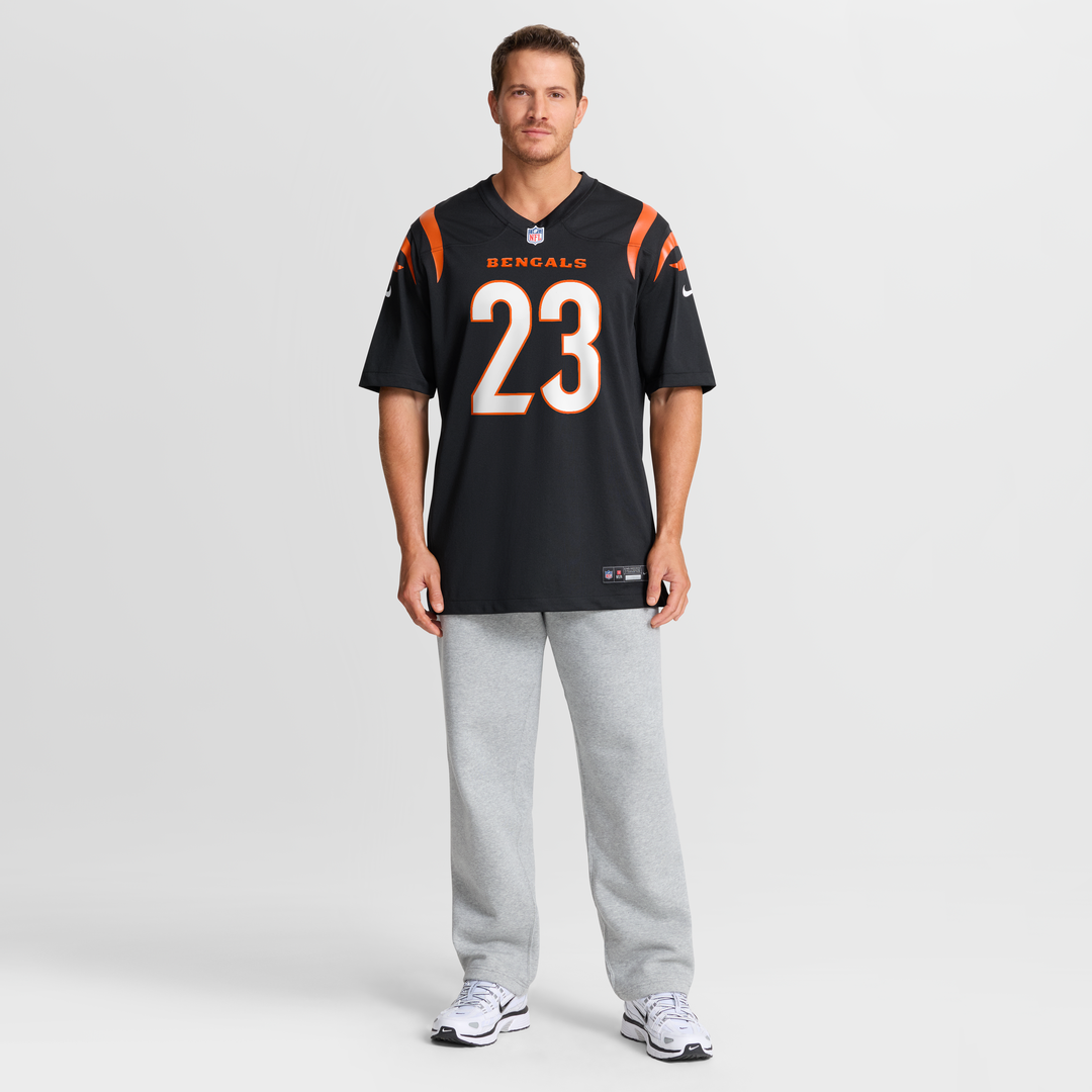 Cincinnati Bengals Daxton Hill Nike Black Player Game Jersey product image 7, provided for visual reference and product