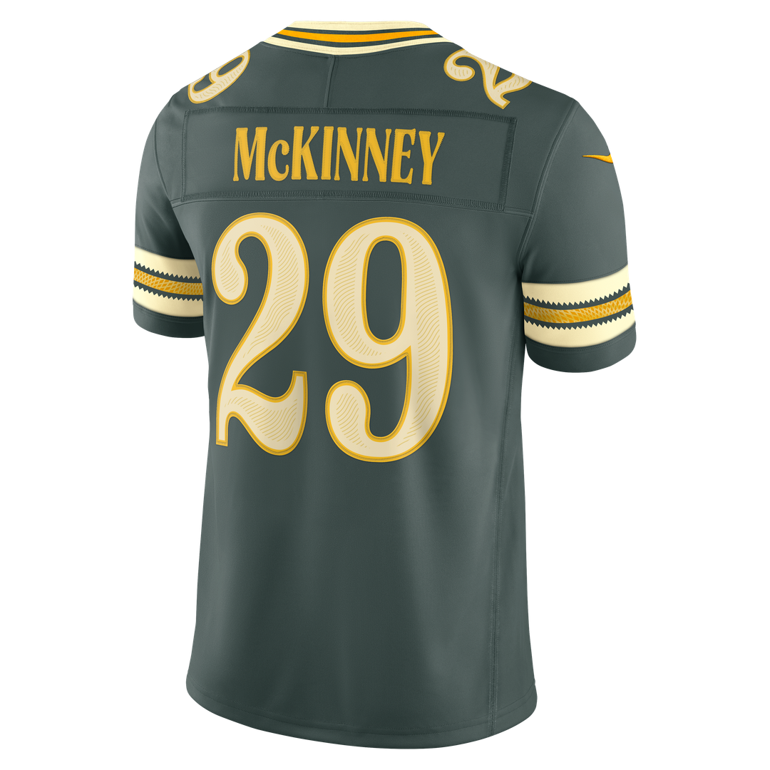 Green Bay Packers Xavier McKinney Nike Green 2026 Rivalries Collection Stitched Limited Jersey product image 3, provided for