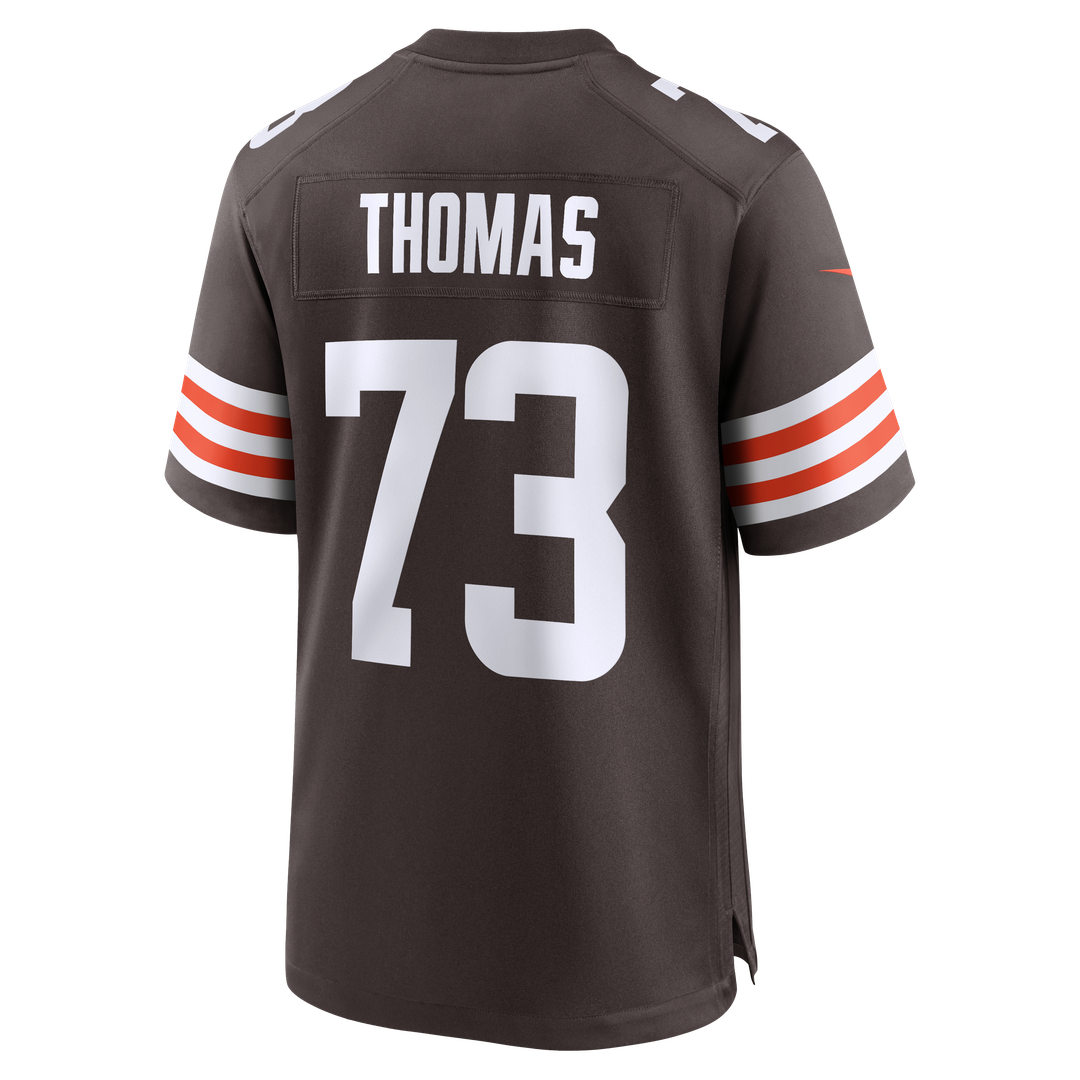 Cleveland Browns Joe Thomas Nike Brown Retired Game Player Jersey product image 3, provided for visual reference and product