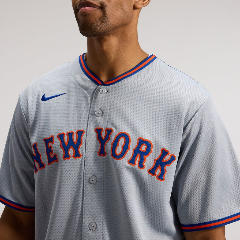 New York Mets Juan Soto Nike Gray Road Replica Jersey product image 9, provided for visual reference and product detail