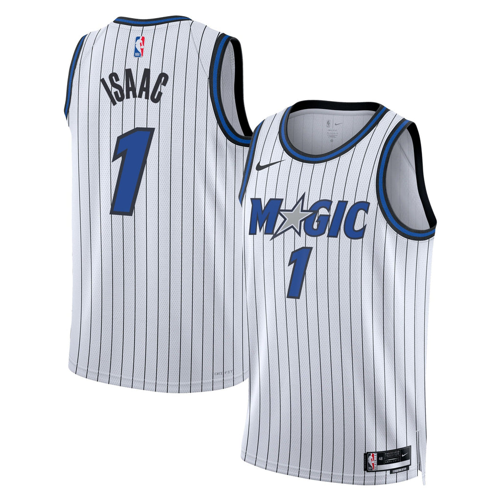 Orlando Magic Nike Replica Association Edition Swingman Jersey - White - Jonathan Isaac - Unisex product image 1, provided