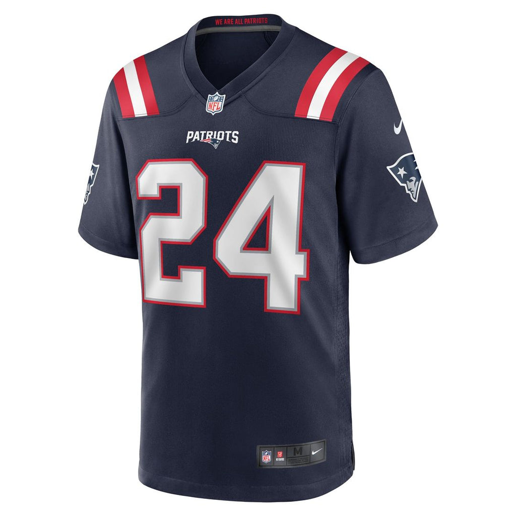New England Patriots Dell Pettus Nike Navy Game Jersey product image 2, provided for visual reference and product detail