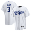 Los Angeles Dodgers Edwin Díaz Nike White Home Replica Jersey product image 1, provided for visual reference and product