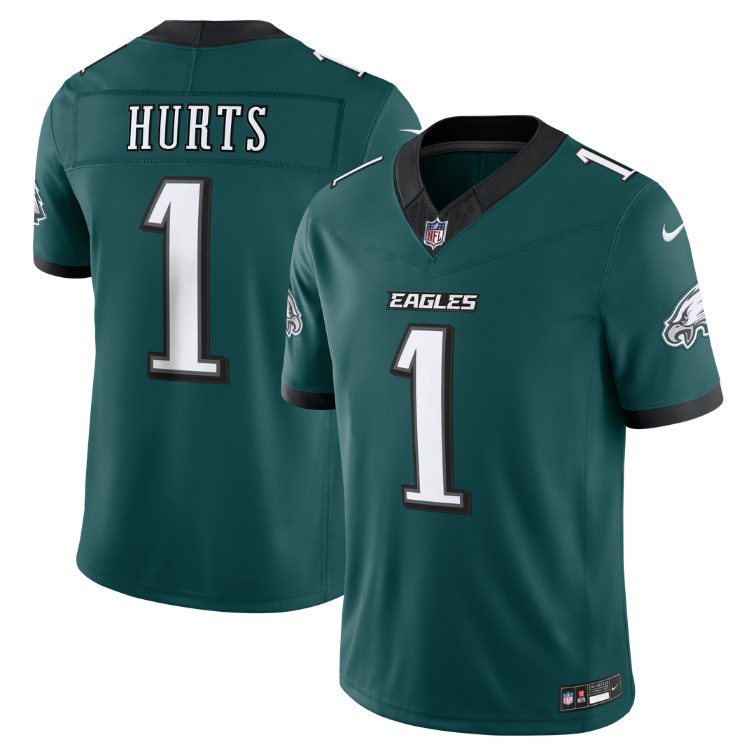 Philadelphia Eagles Jalen Hurts Nike Kelly Green Alternate Vapor F.U.S.E. Stitched Limited Jersey product image 10, provided