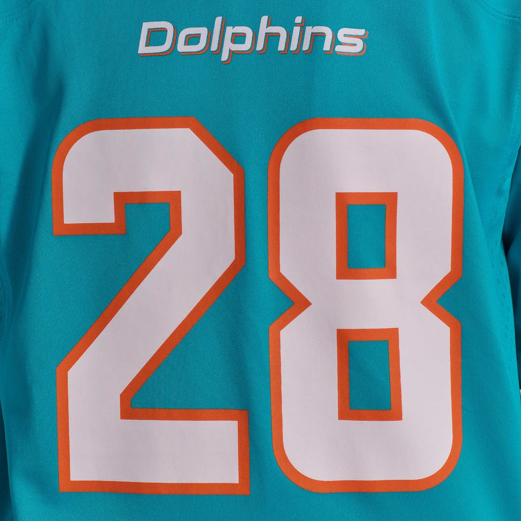Miami Dolphins De'Von Achane Nike Aqua Player Game Jersey product image 10, provided for visual reference and product detail