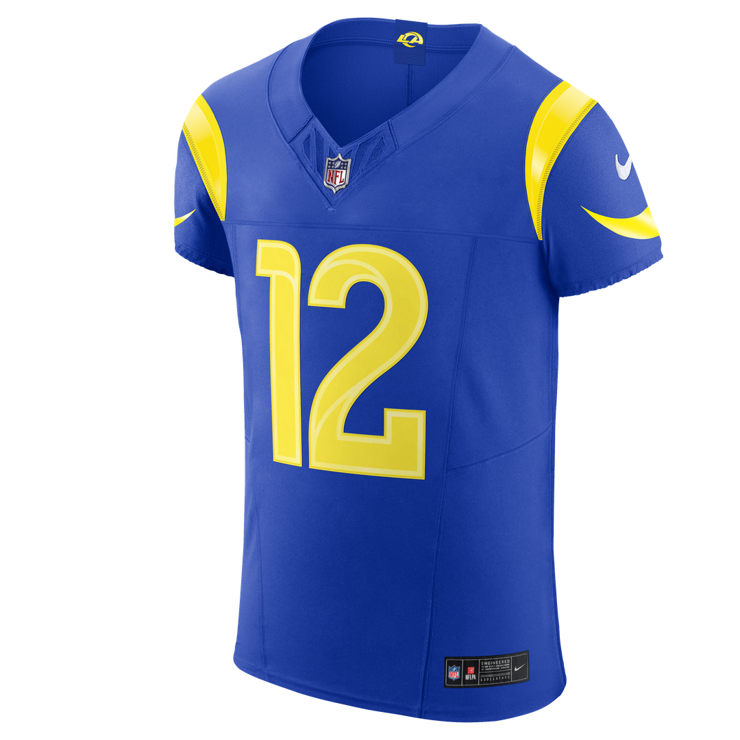 Los Angeles Rams Puka Nacua Nike Royal Team Vapor F.U.S.E. Elite Jersey product image 2, provided for visual reference and