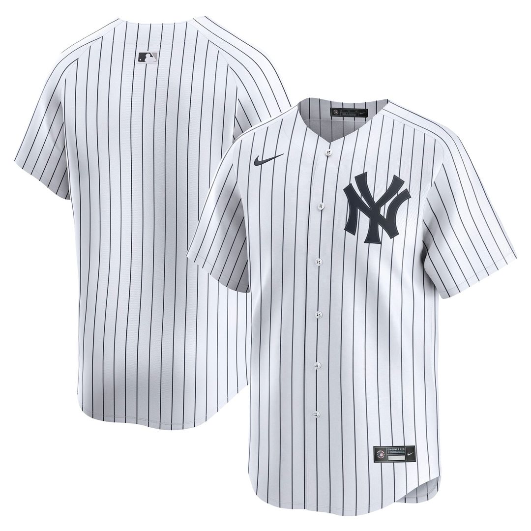New York Yankees Nike White Home Limited Jersey product image 4, provided for visual reference and product detail review