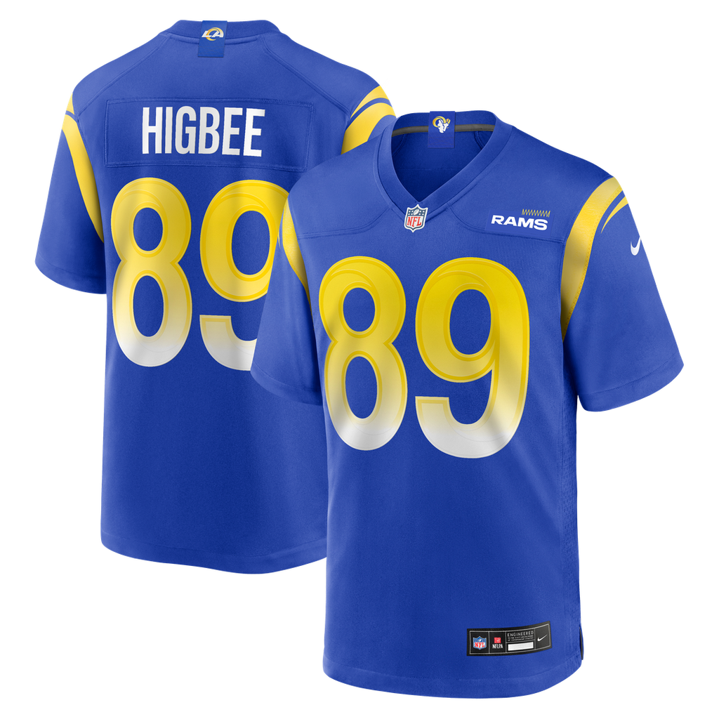 Los Angeles Rams Tyler Higbee Nike Royal Game Player Jersey product image 1, provided for visual reference and product