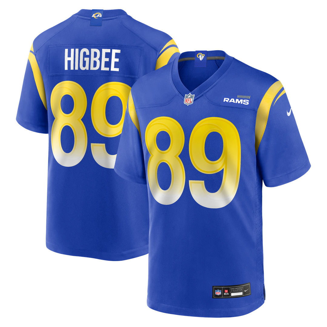 Los Angeles Rams Tyler Higbee Nike Royal Game Player Jersey product image 1, provided for visual reference and product